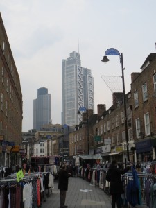 Petticoat Lane in the shadow of the City