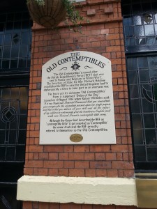 Sign outside The Old Contemptibles