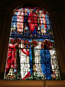 Stained glass window by Edward Burne-Jones at the Birmingham Cathedral