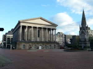 Birmingham Town Hall and Chamberlain Square